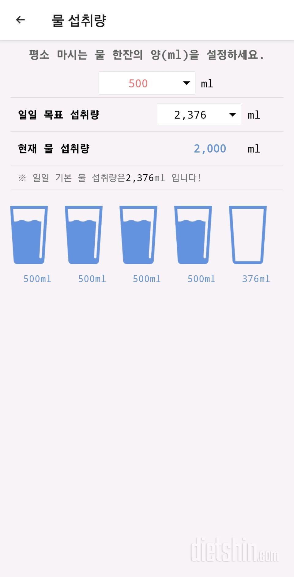 30일 하루 2L 물마시기3일차 성공!