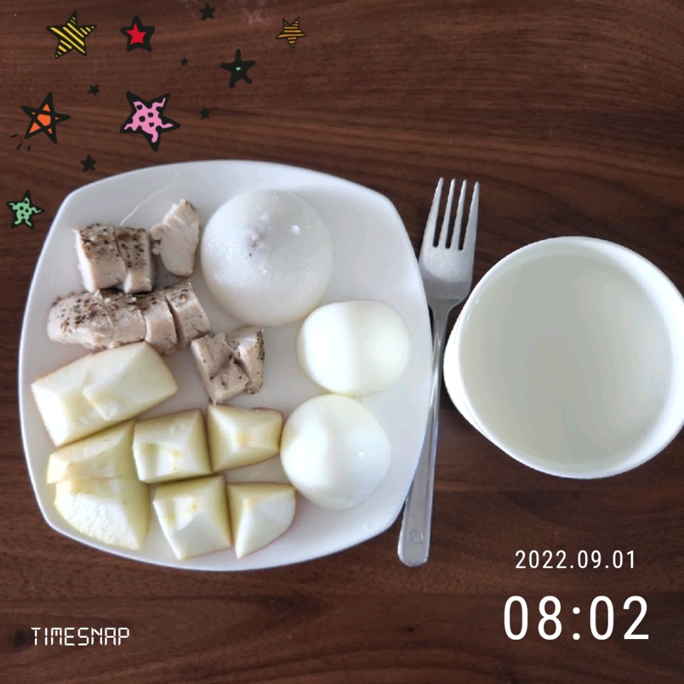 09월 01일( 아침식사 375kcal)