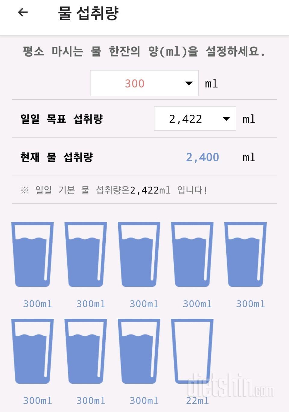 30일 하루 2L 물마시기46일차 성공!