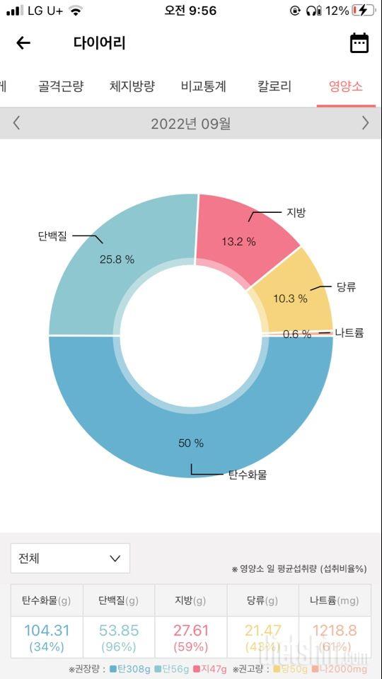 체지방 근육