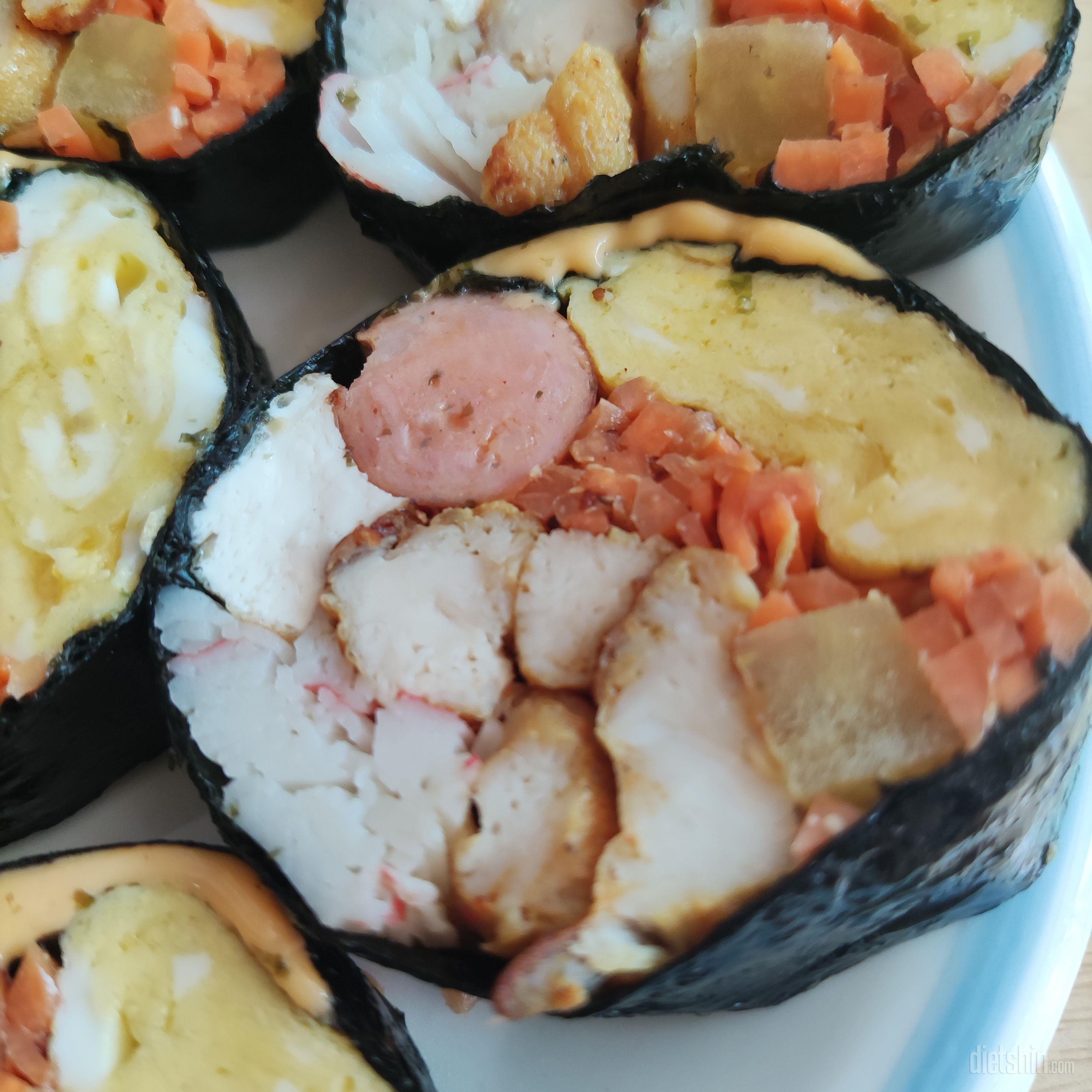 저는 키토 김밥 만들때 넣어봤어요.
