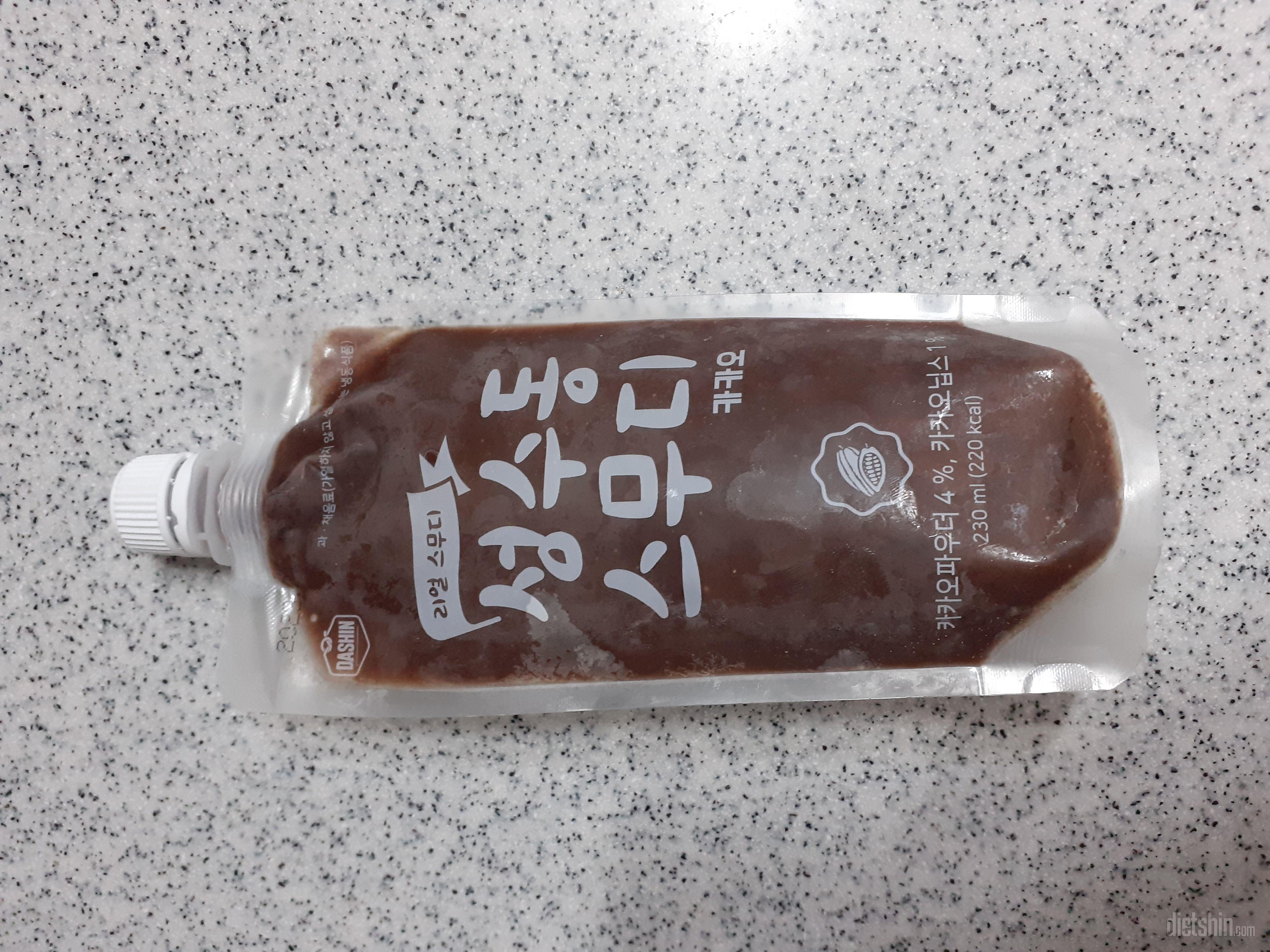 초코바나나 맛이에요. 맛있어요