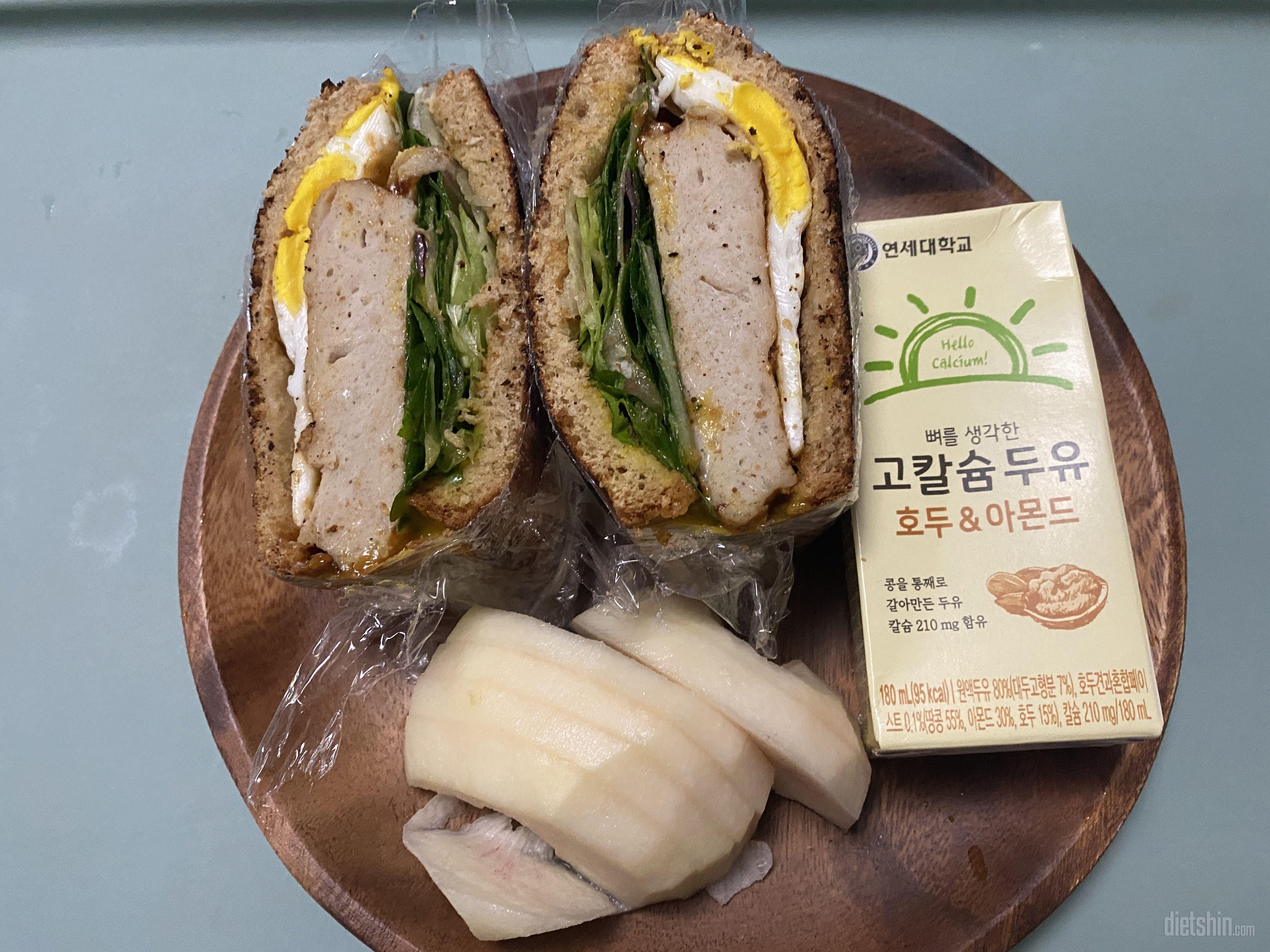 샌드위치 만들어 먹었어요 손쉽고 맛있