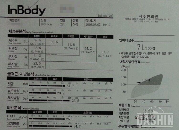 다신4기👄 Race Start~ 인바디측정 결과!