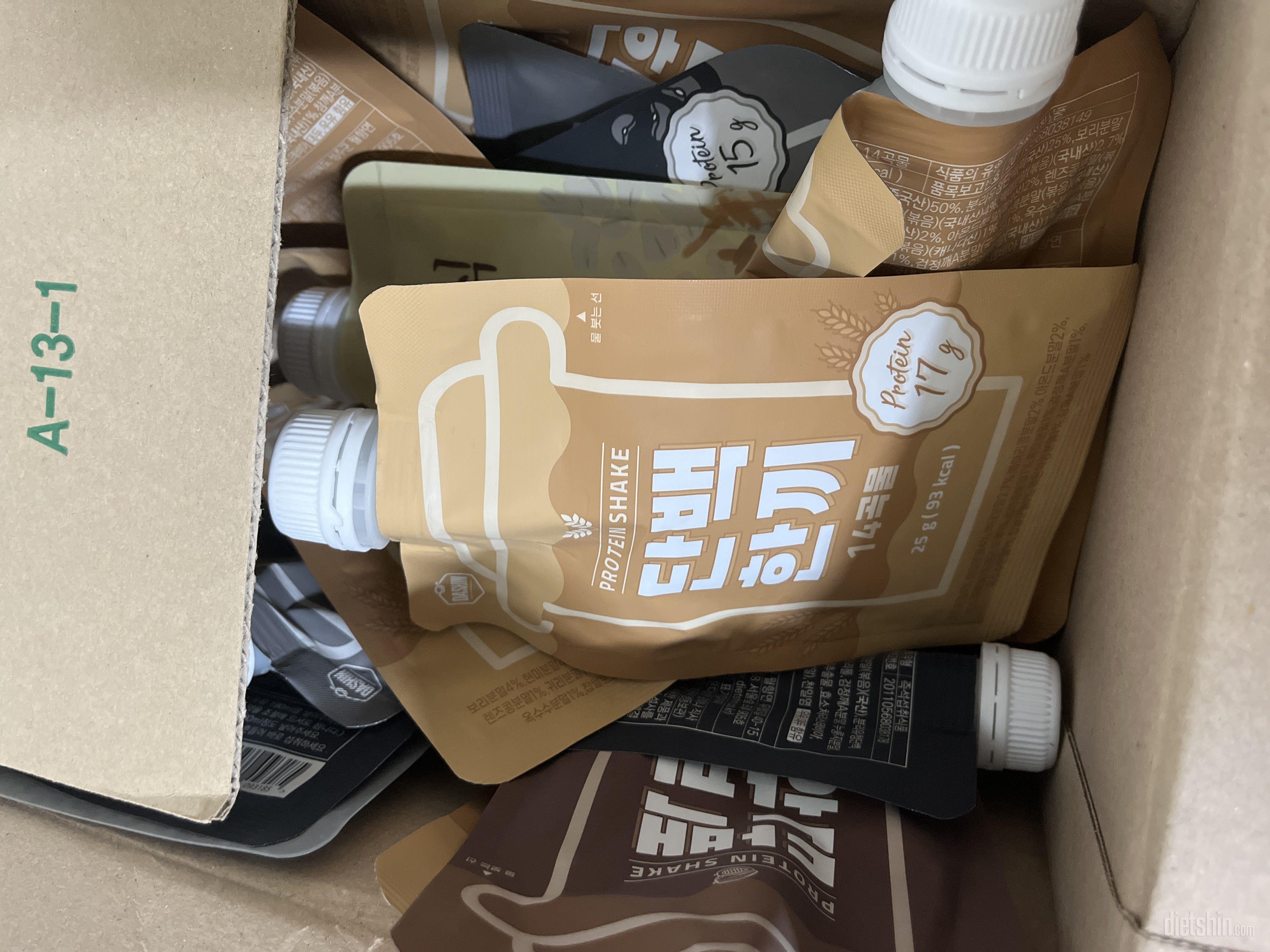 첫 쉐이크라 입맛에 안맞을까봐 많이