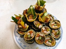 밥없는 김밥