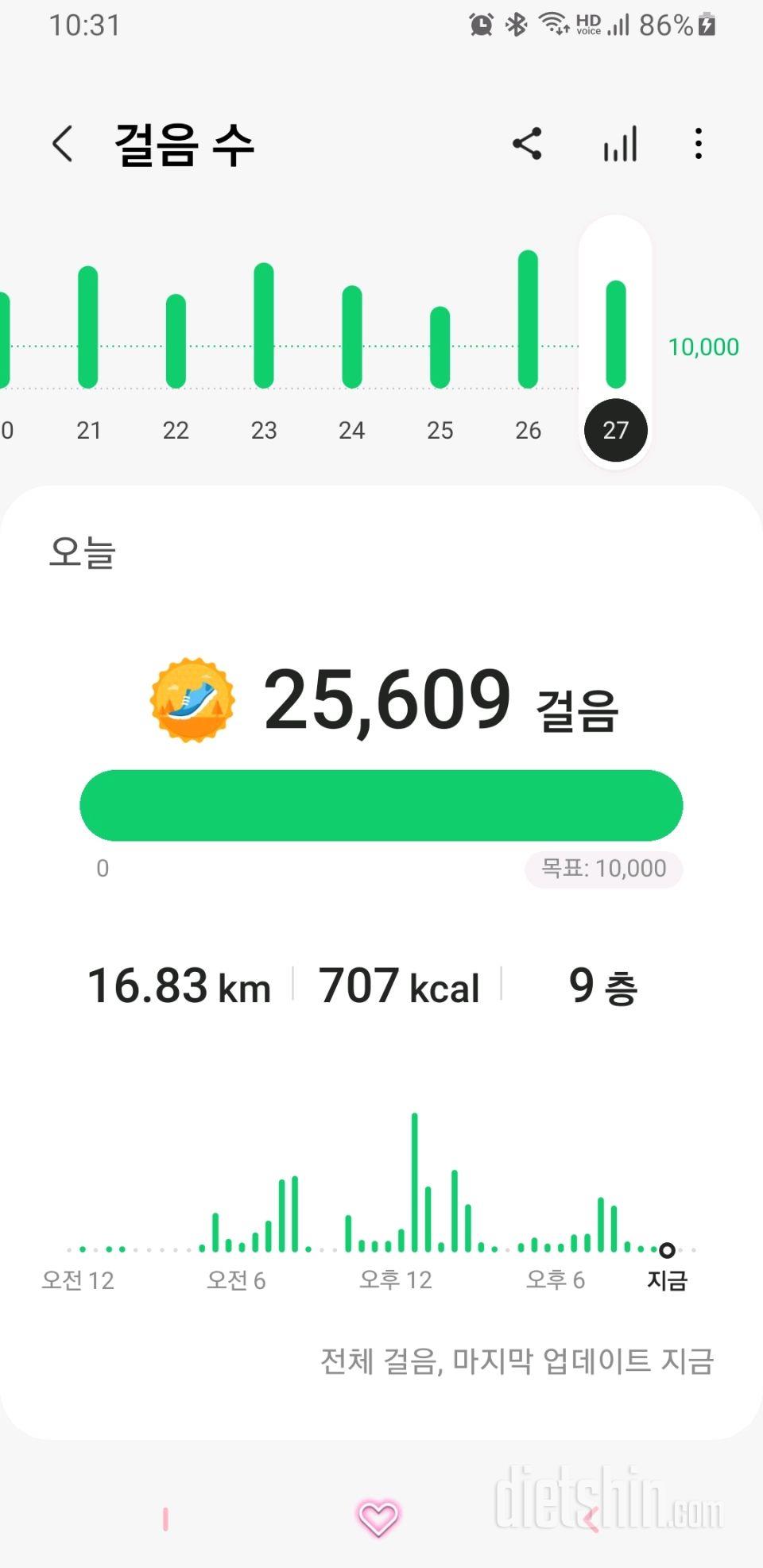 30일 만보 걷기533일차 성공!