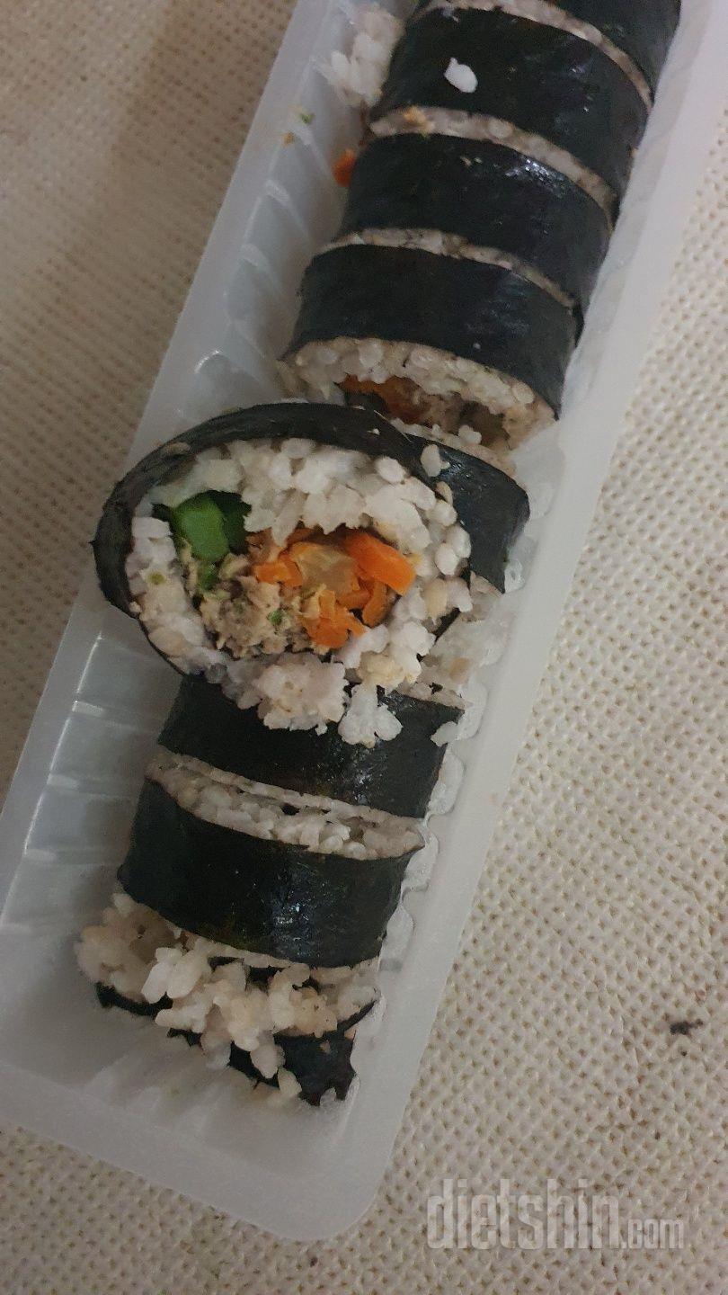 영양가가. 느껴지는 김밥