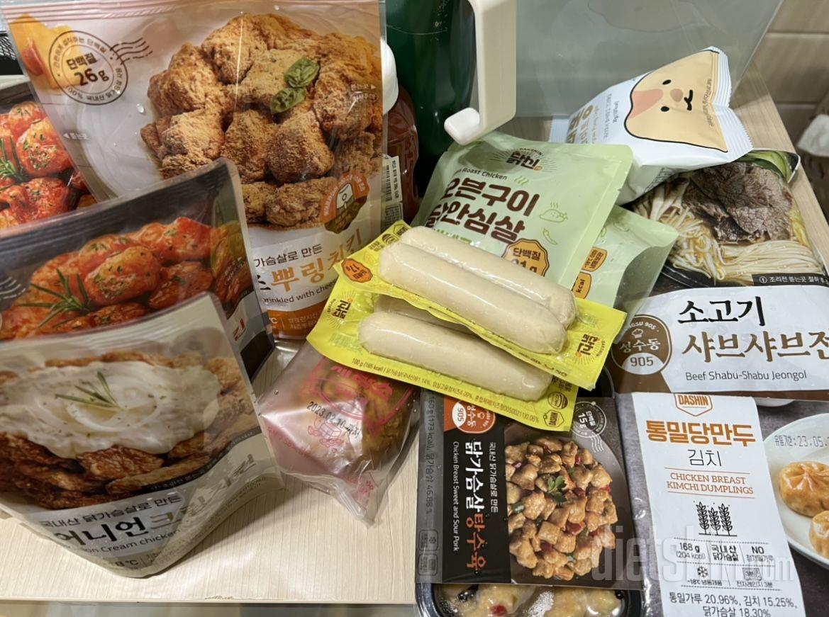 칼로리도 낮고 단백질은 높고 
에어
