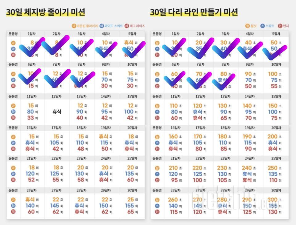 30일 다리라인 만들기8일차 성공!