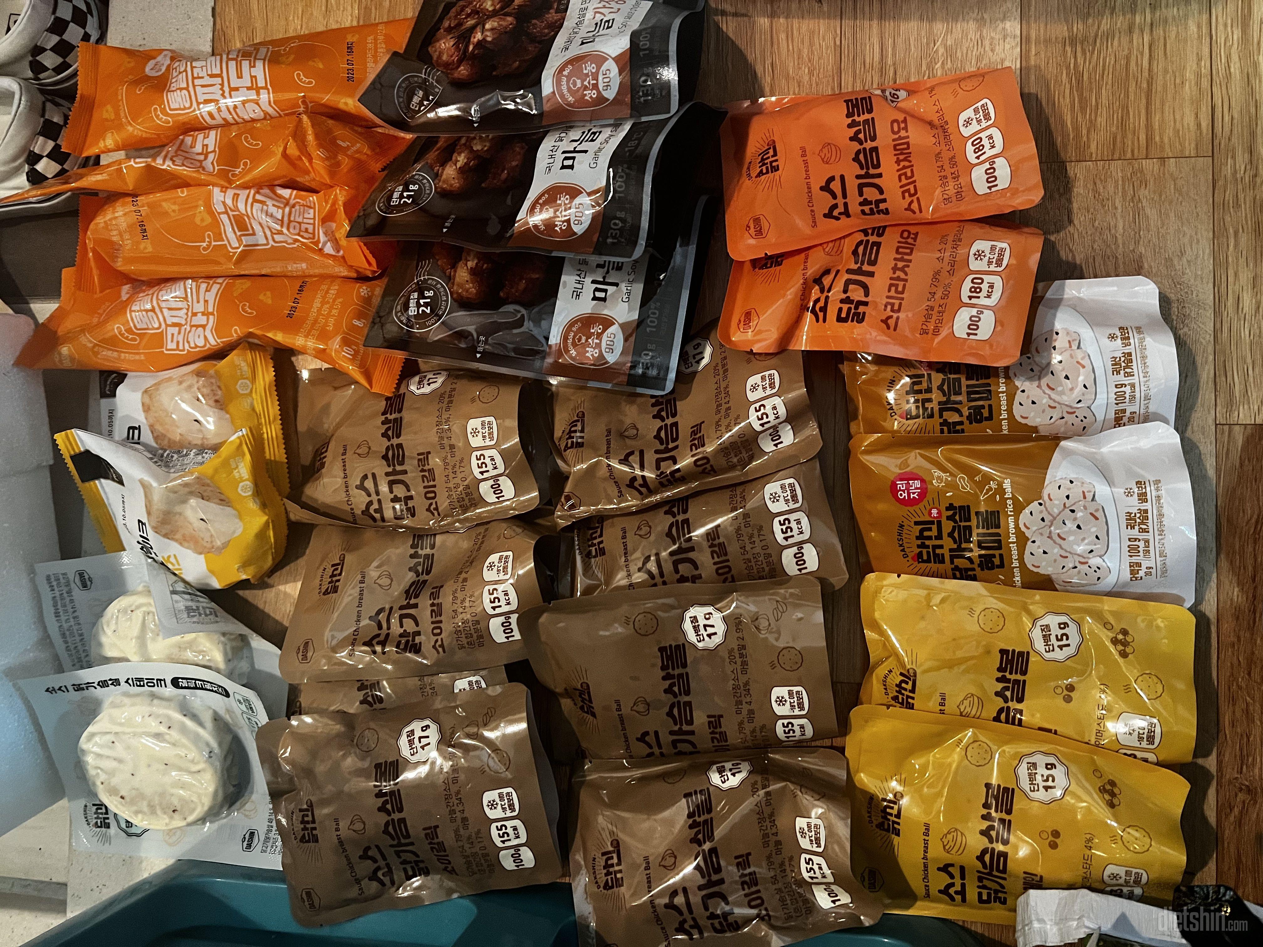 맛있어요!!!!!!!닭가슴살 종류가많