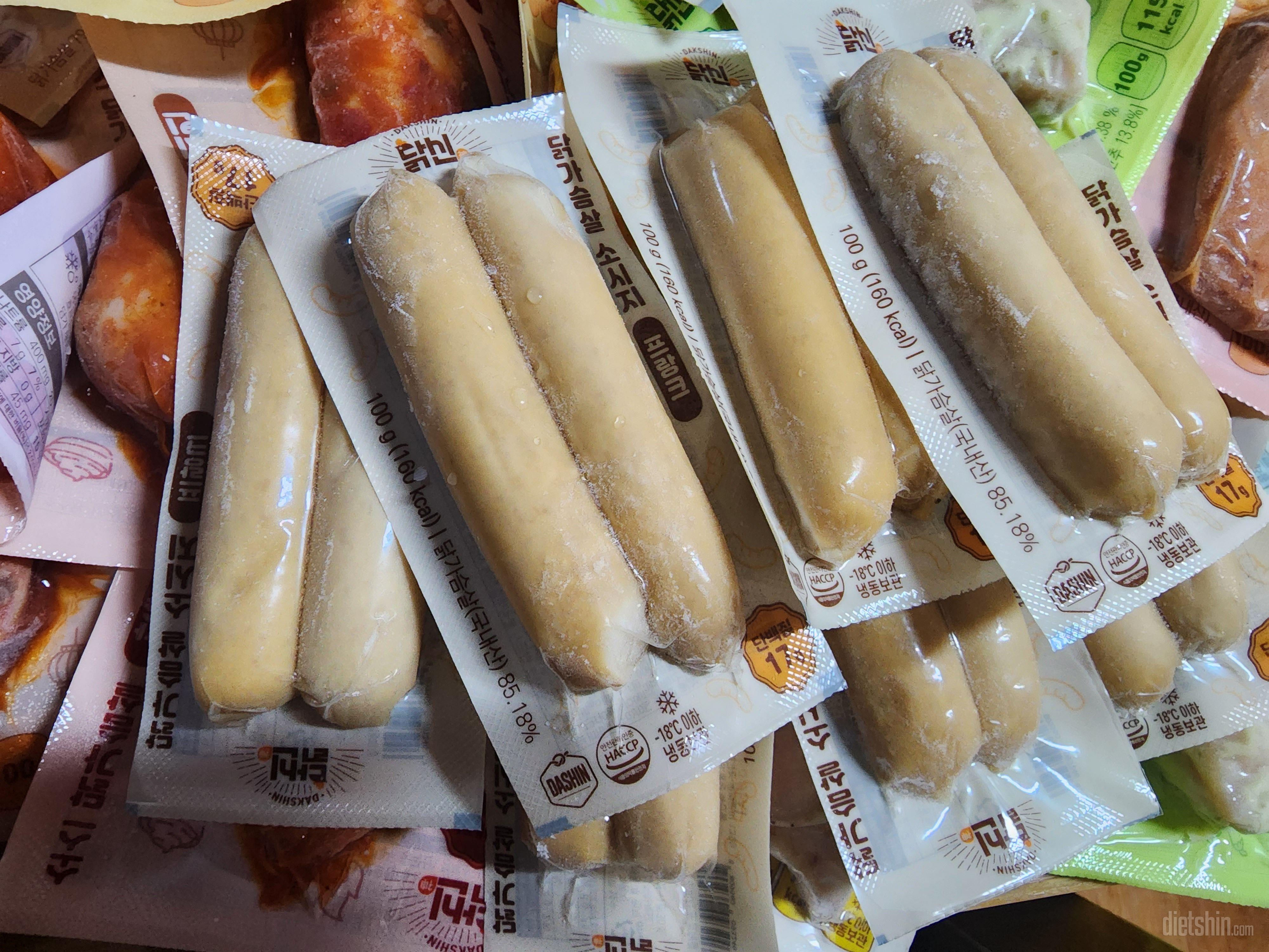 닭신 프랑크 소시지 정말 좋아해요!