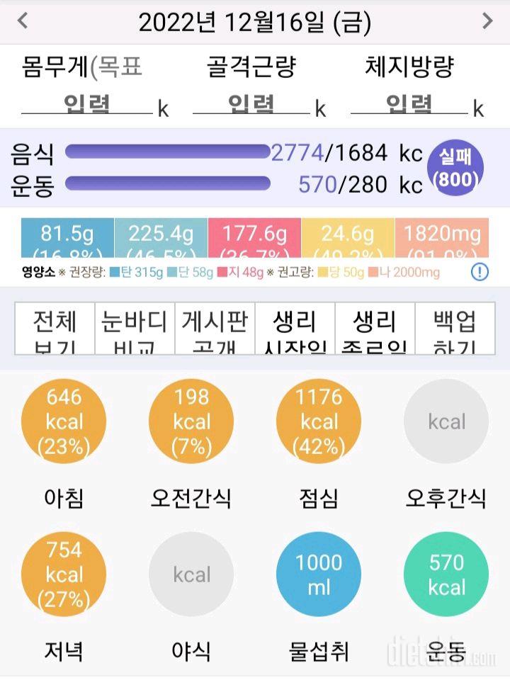 30일 밀가루 끊기7일차 성공!