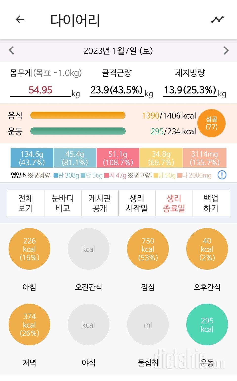 30일 야식끊기2일차 성공!