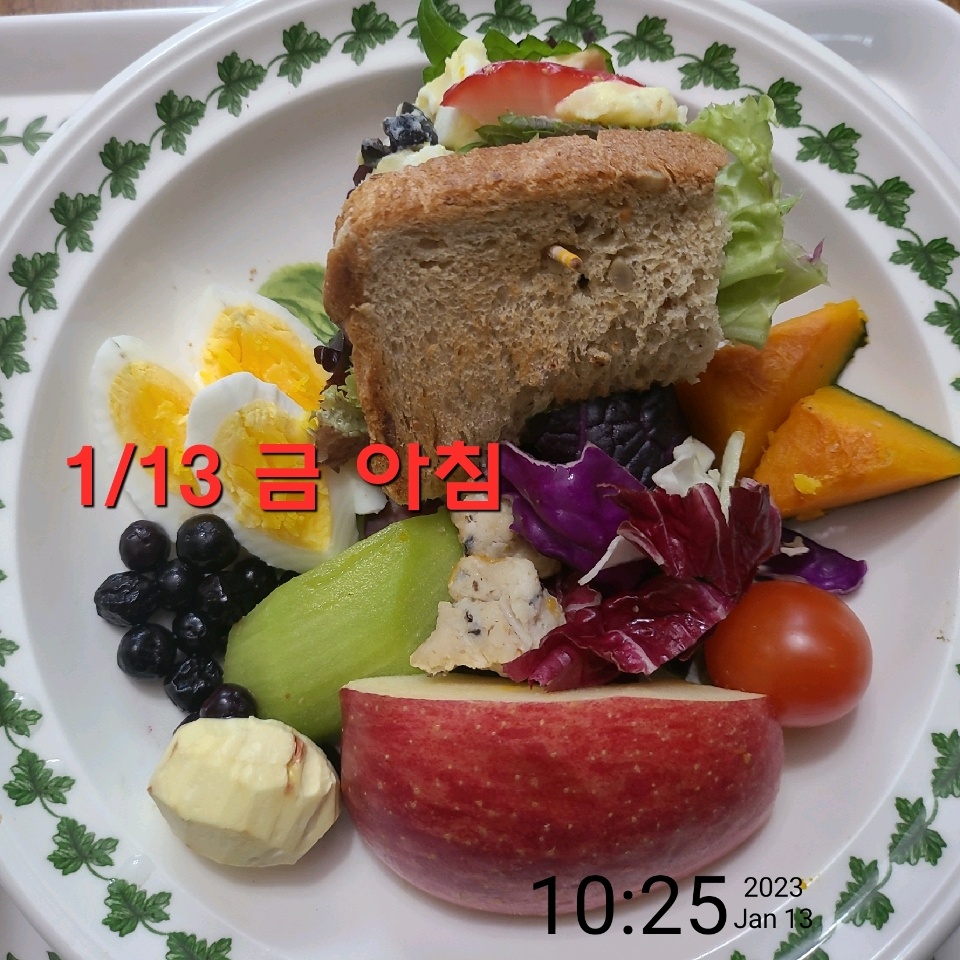 01월 13일( 아침식사 )