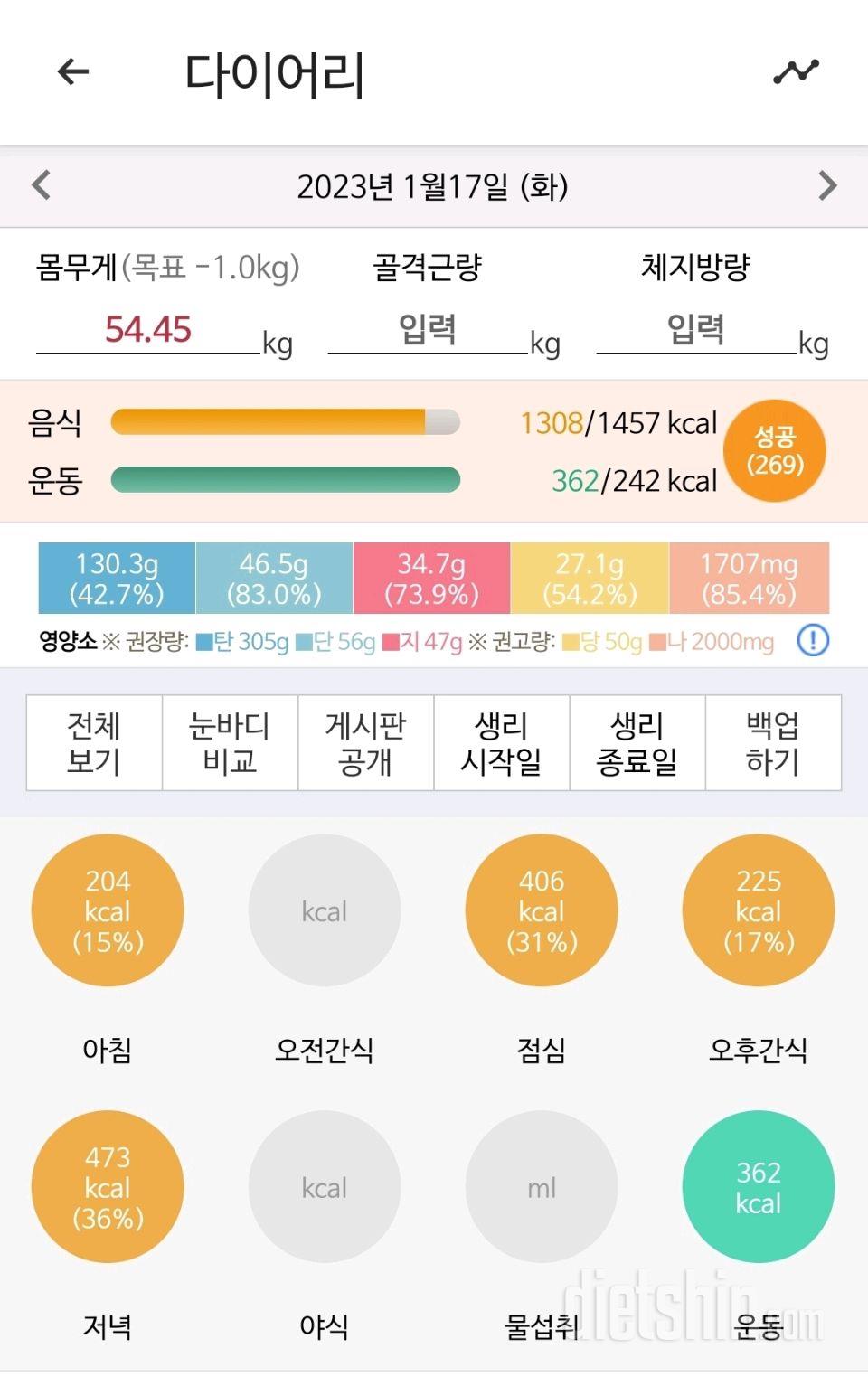 30일 야식끊기12일차 성공!