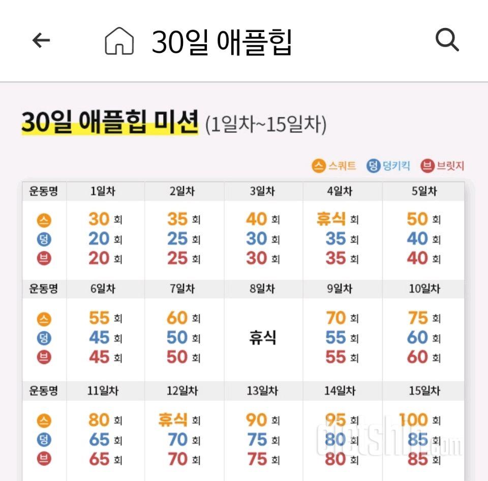 30일 애플힙38일차 성공!