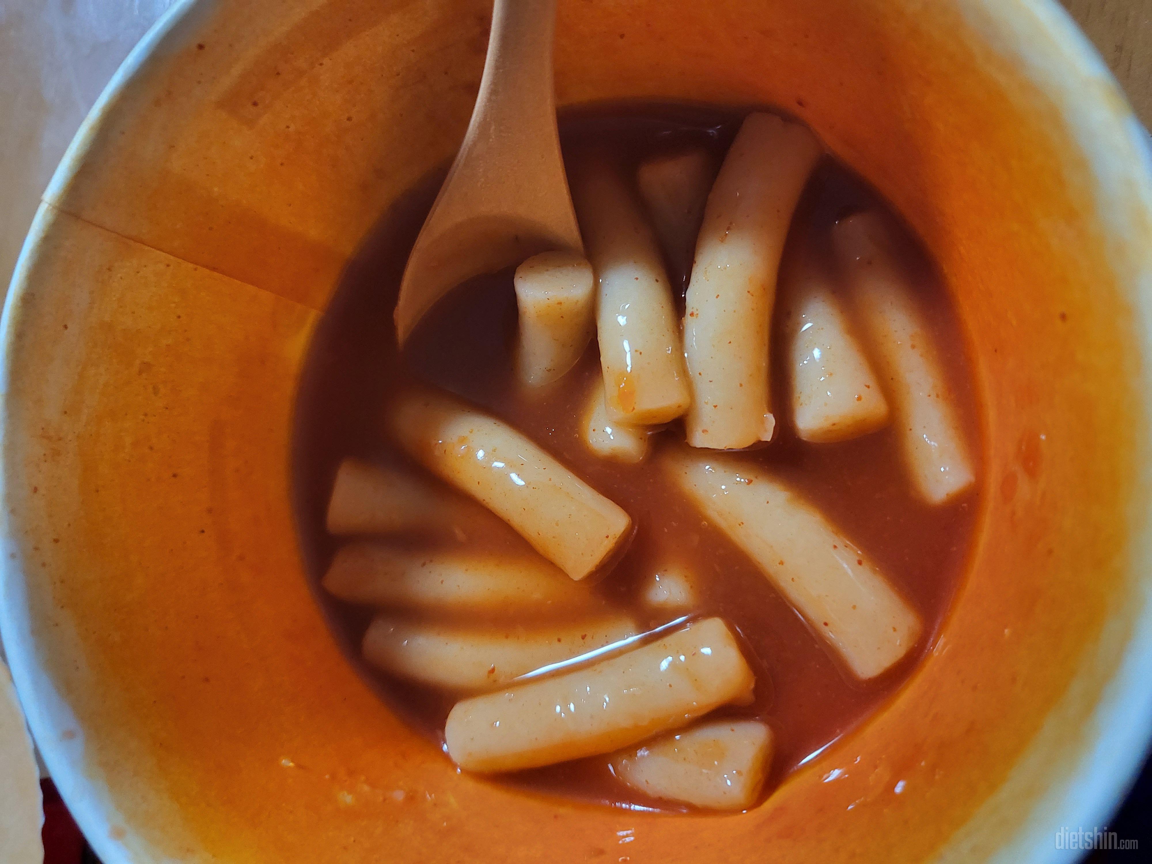 현미떡볶이..  괜찮은 맛이고 착한칼