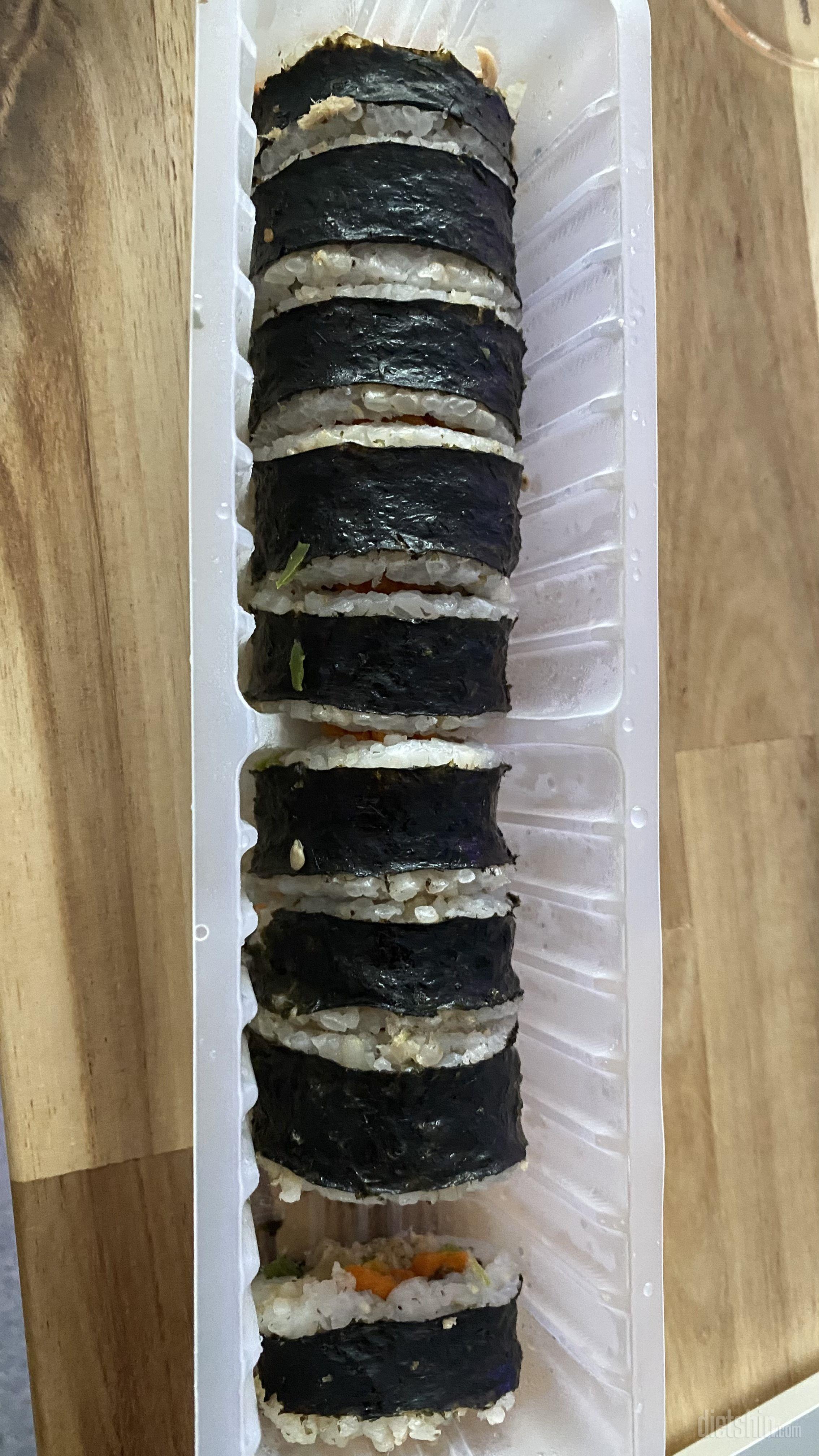 다이어트 김밥인데 맛있네요! 간단하게