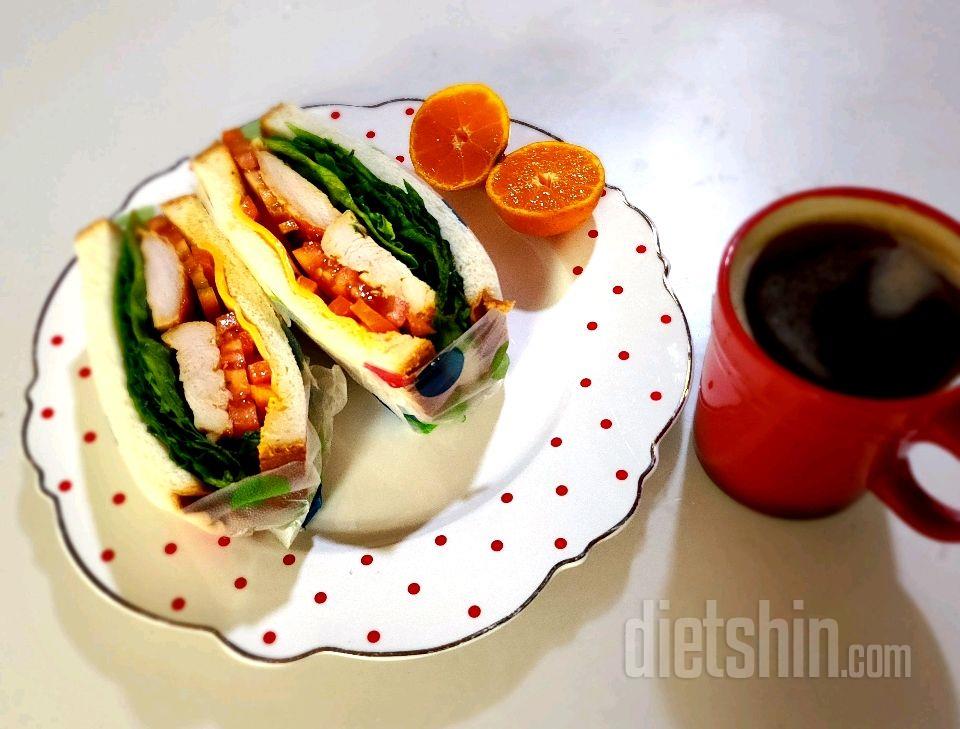 닭신 소스닭가슴살로 샌드위치 만들기~ ^^