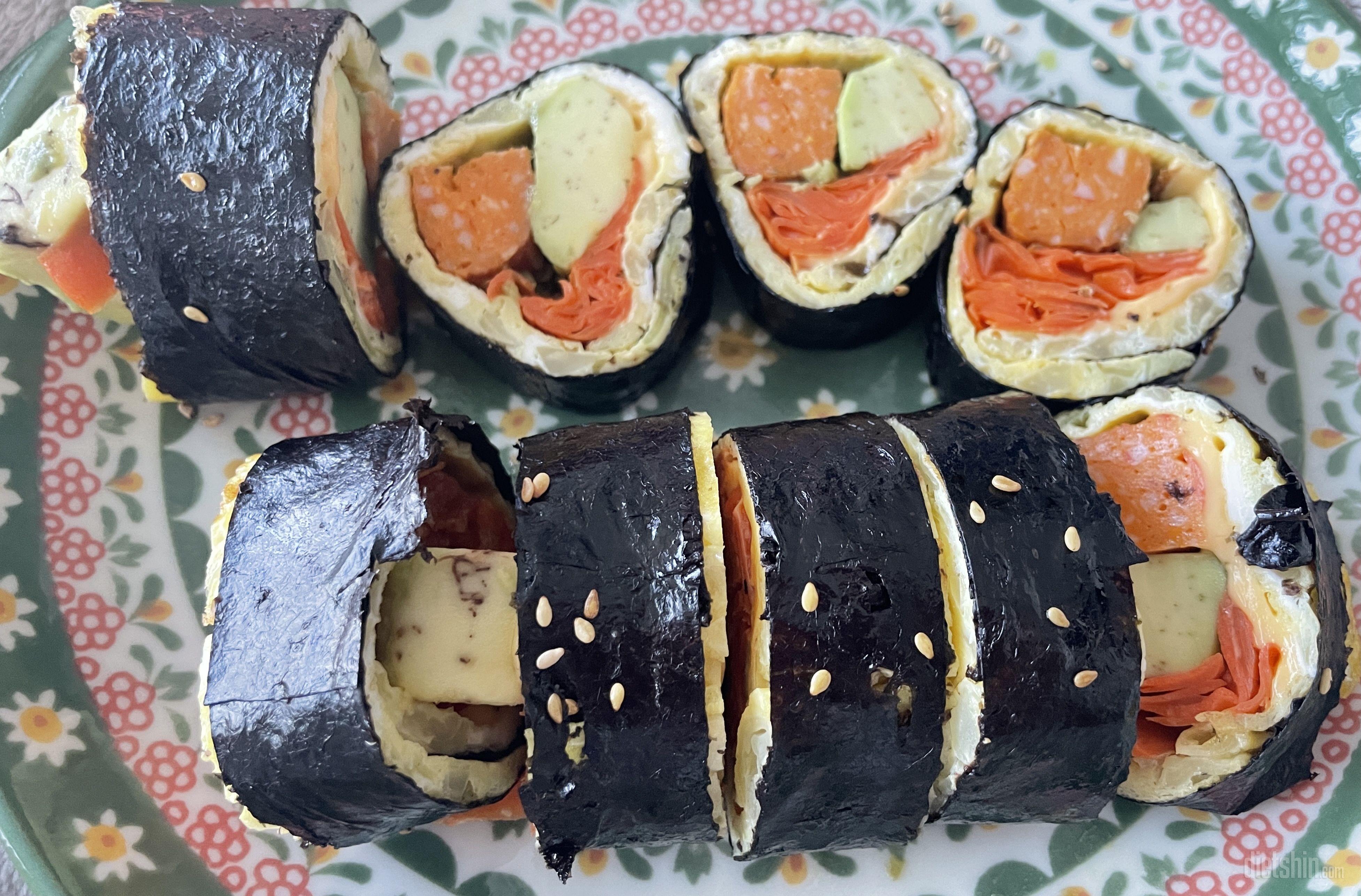 어묵바 다이어트 김밥 만들때 안에 넣