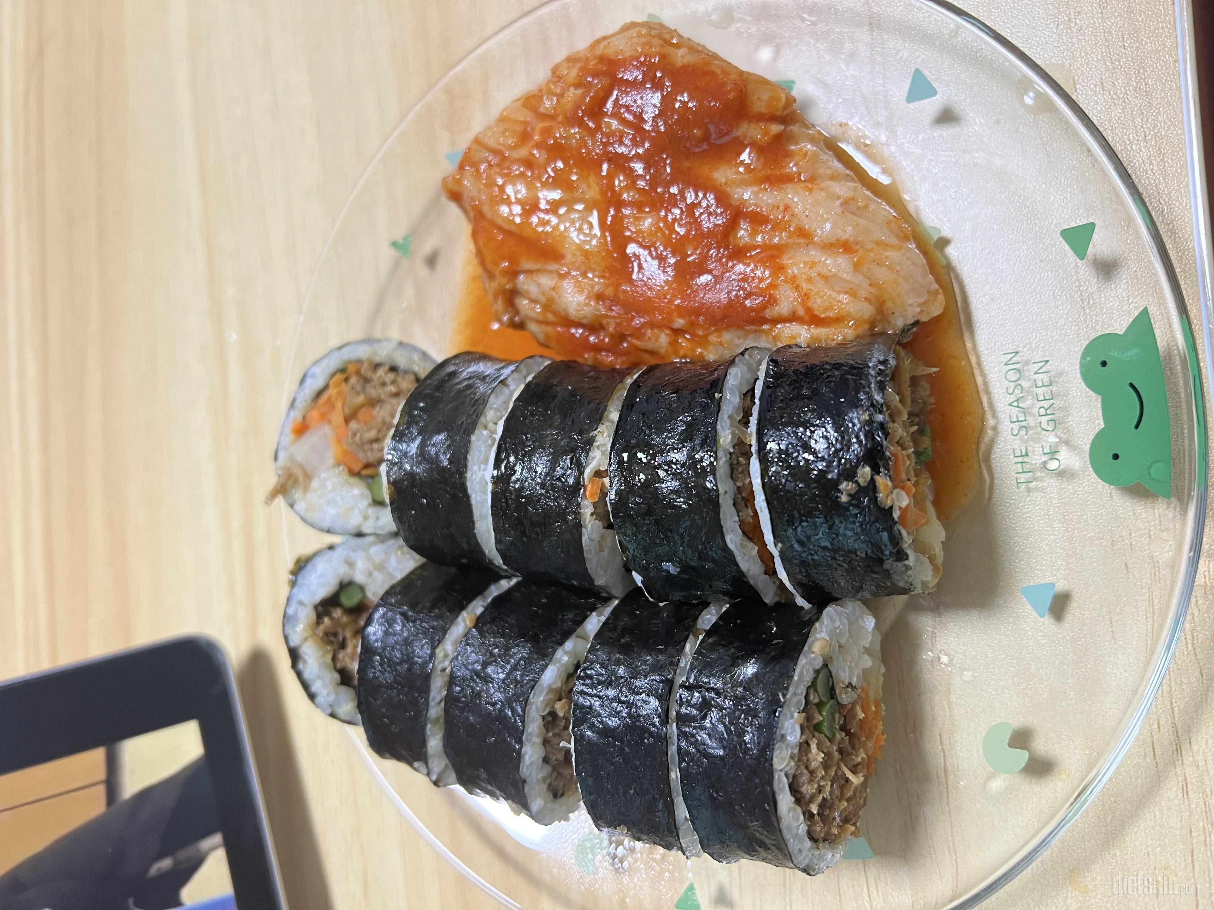 김밥 엄청좋아하는데 생각보다 칼로리가