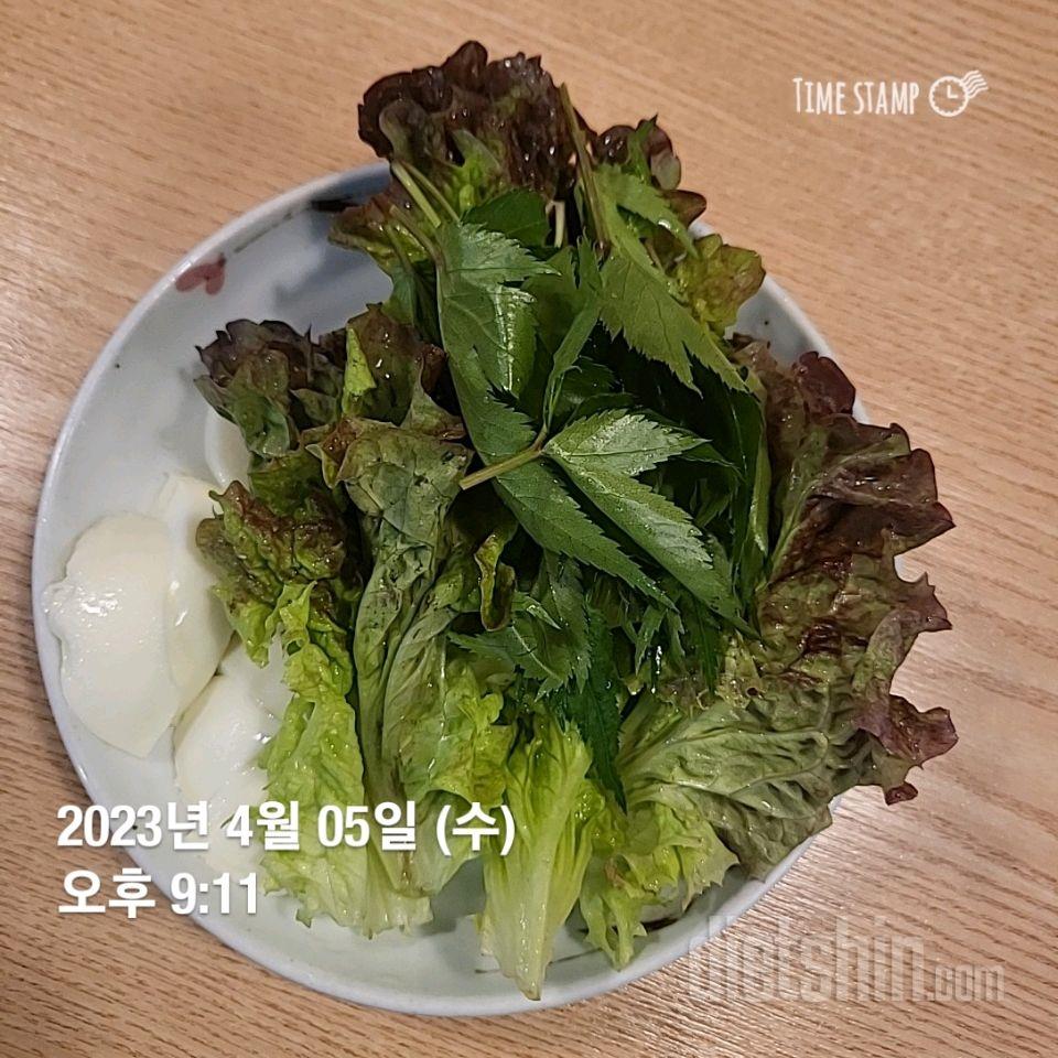 04월 05일( 저녁식사 389kcal)