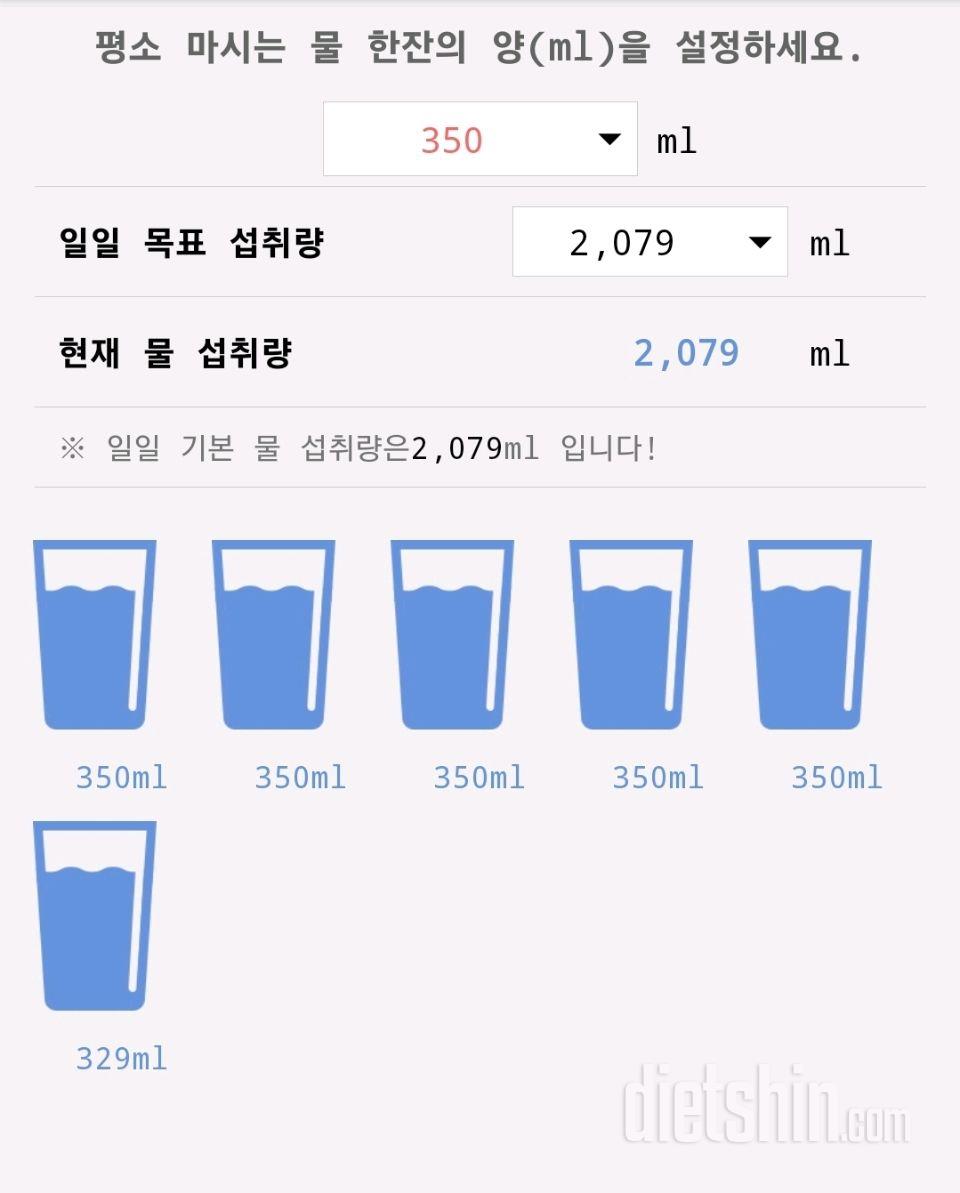 30일 하루 2L 물마시기3일차 성공!