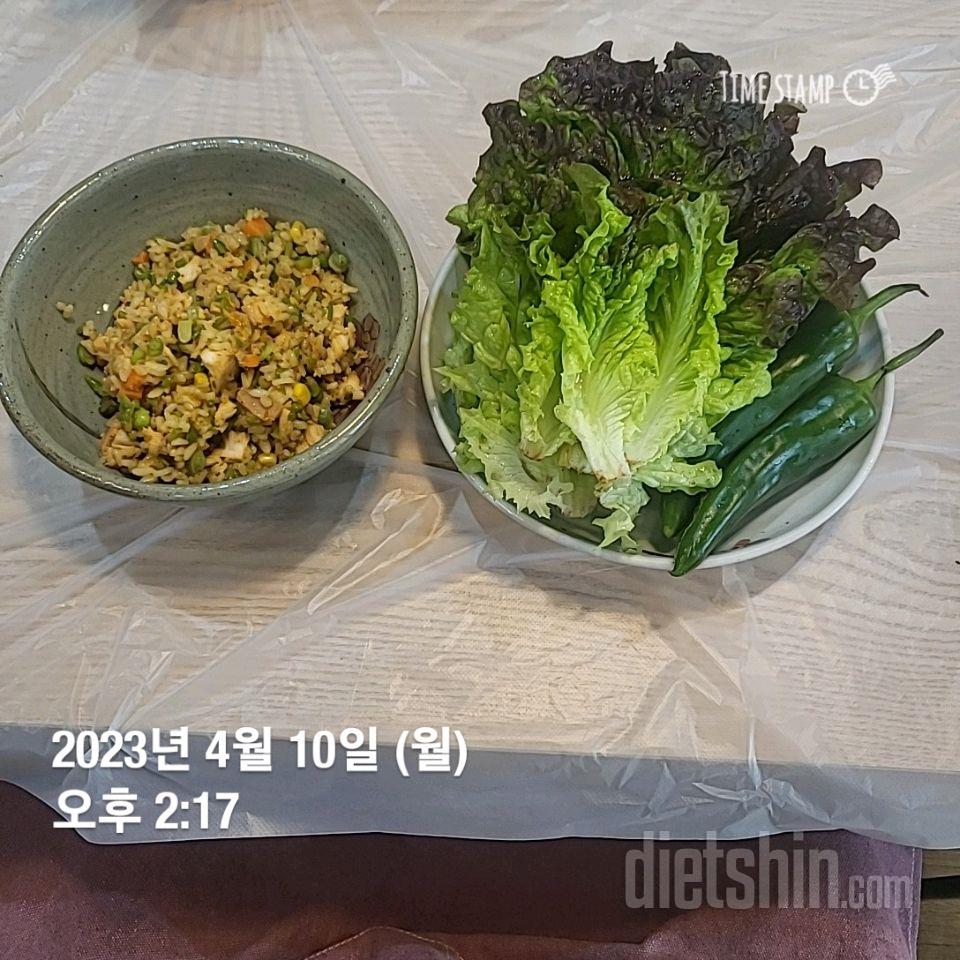 04월 10일( 점심식사 397kcal)