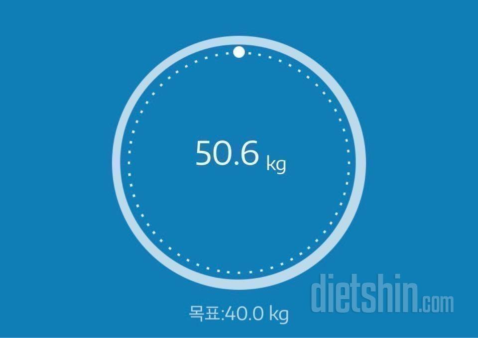 현재50kg(목표:40kg)