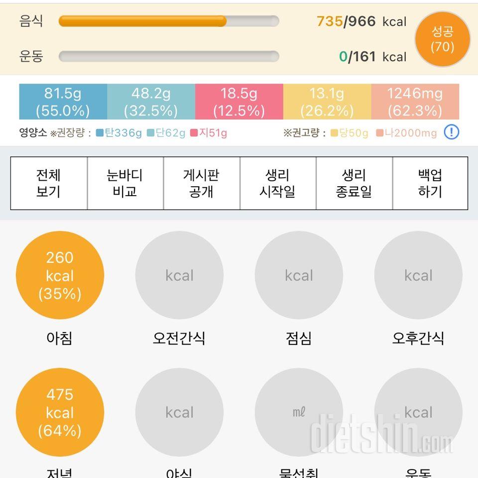 30일 1,000kcal 식단10일차 성공!