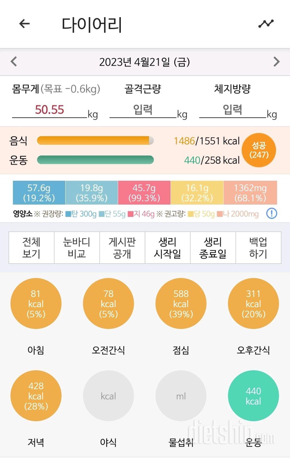 30일 야식끊기72일차 성공!