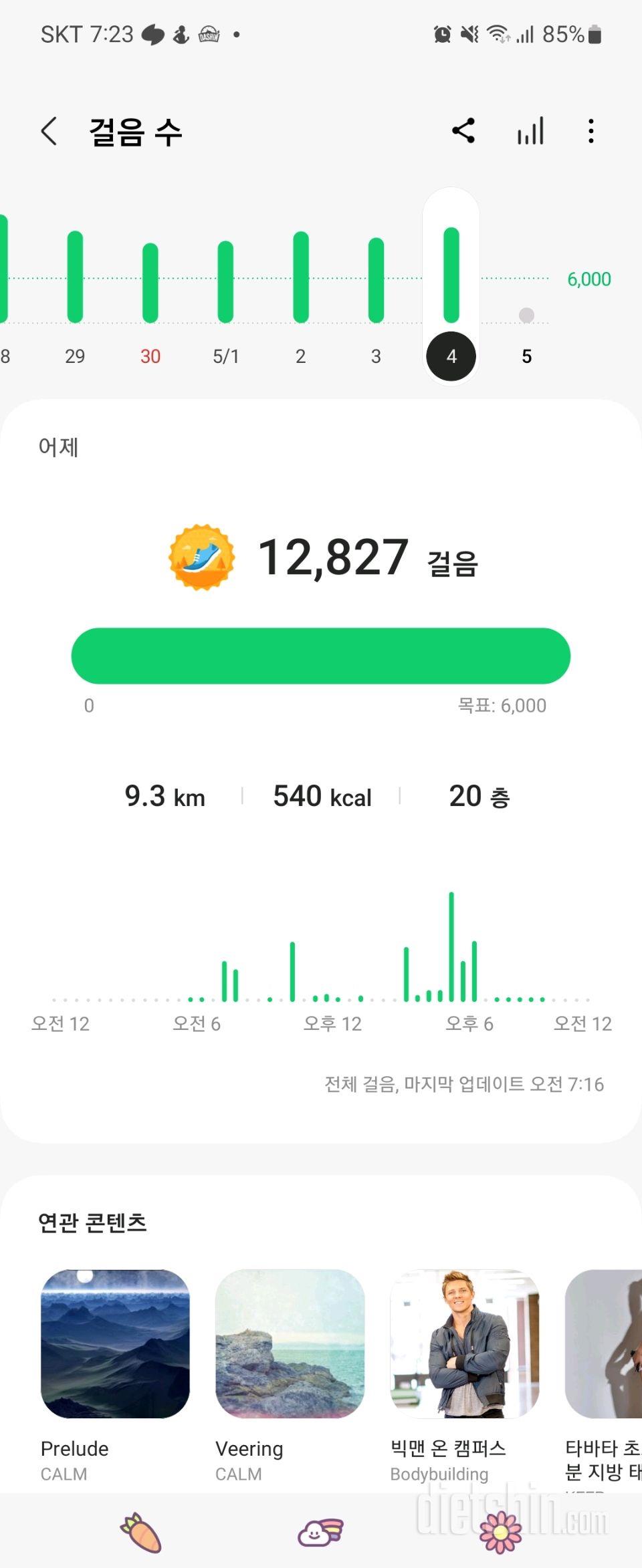 30일 만보 걷기10일차 성공!