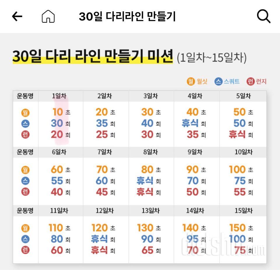 30일 다리라인 만들기1일차 성공!