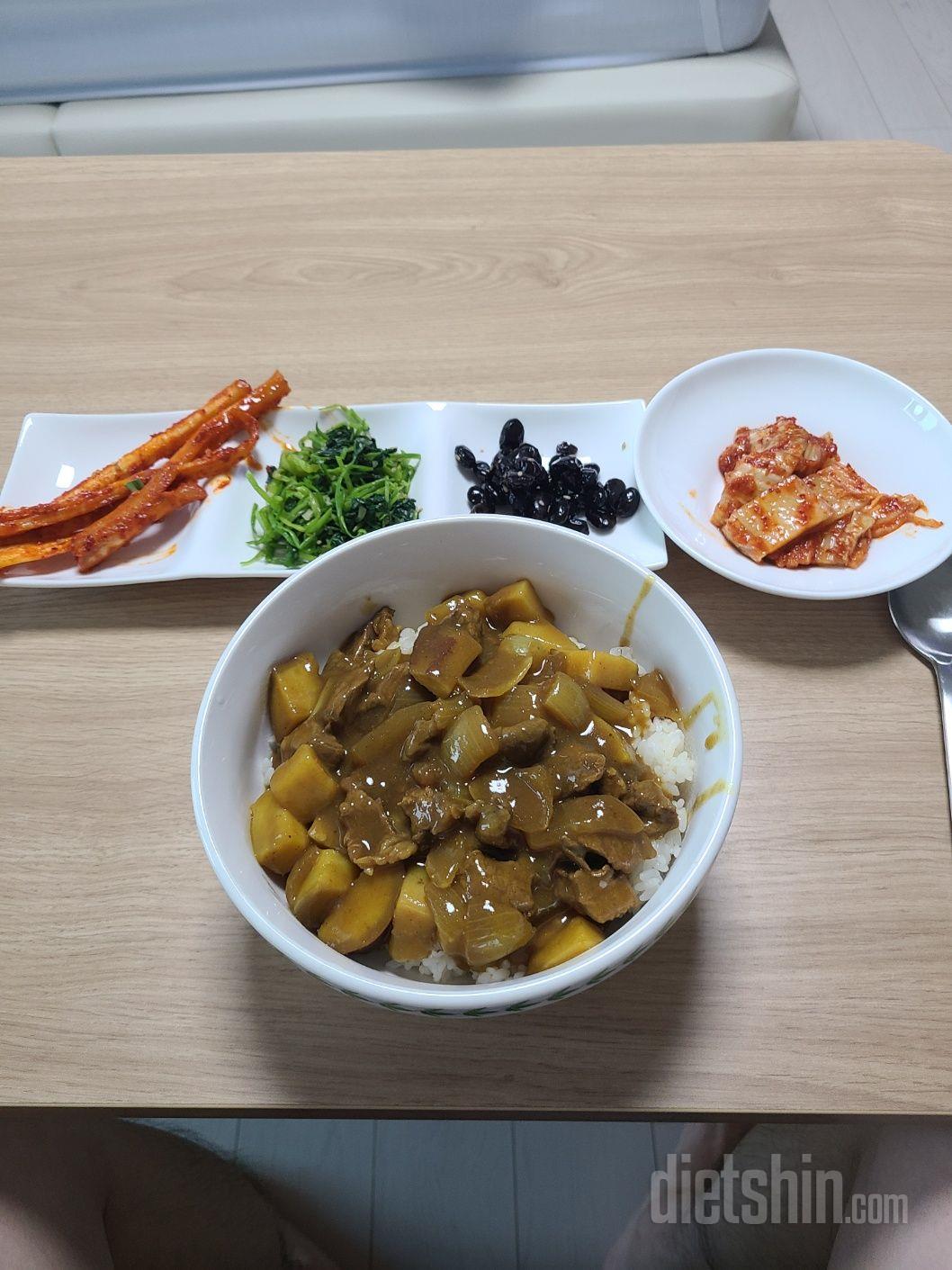 카레에도
비빔밥에도 
일반밥대신