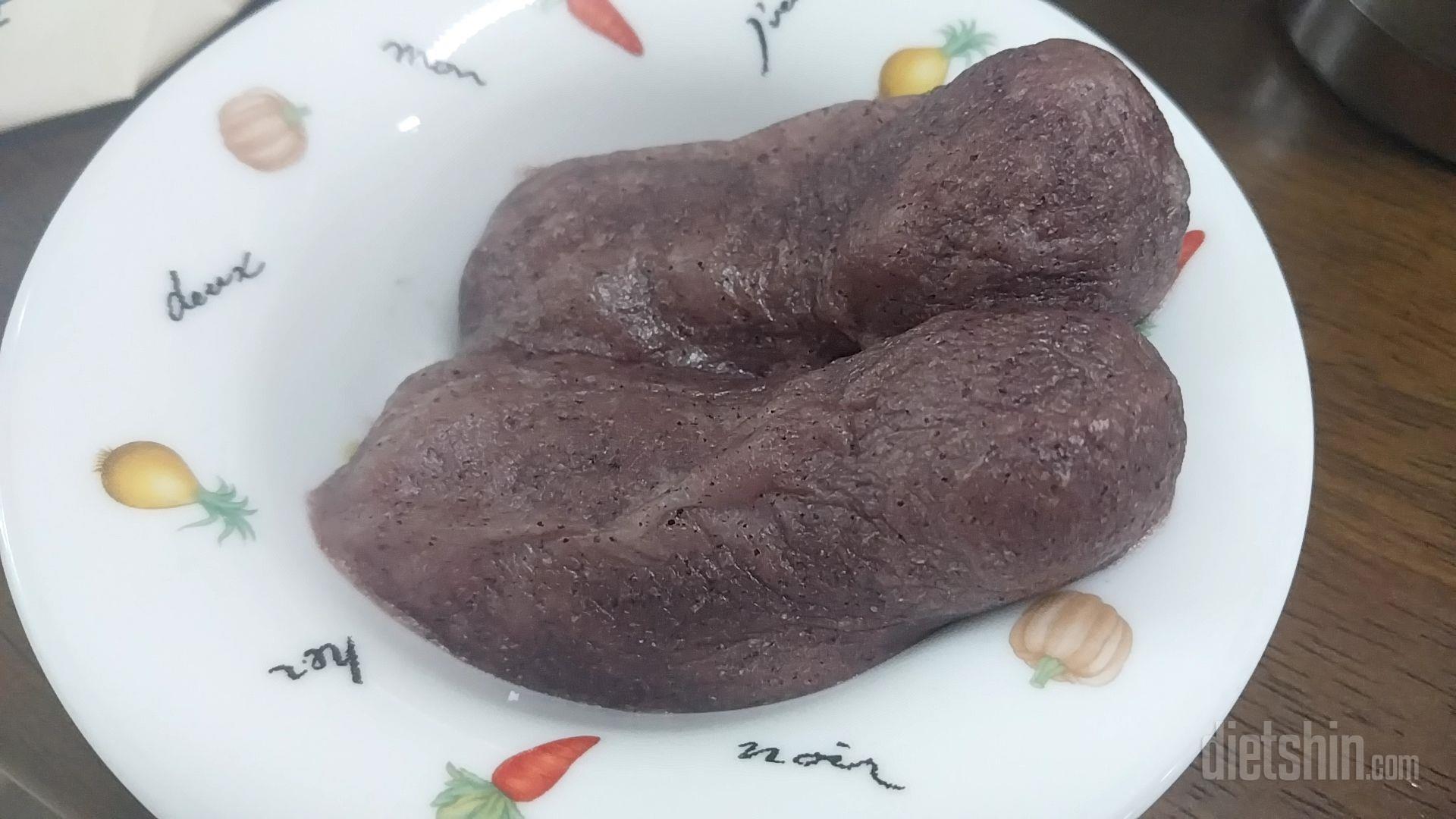 고구마떡이 고구마 맛이 너무 진하지