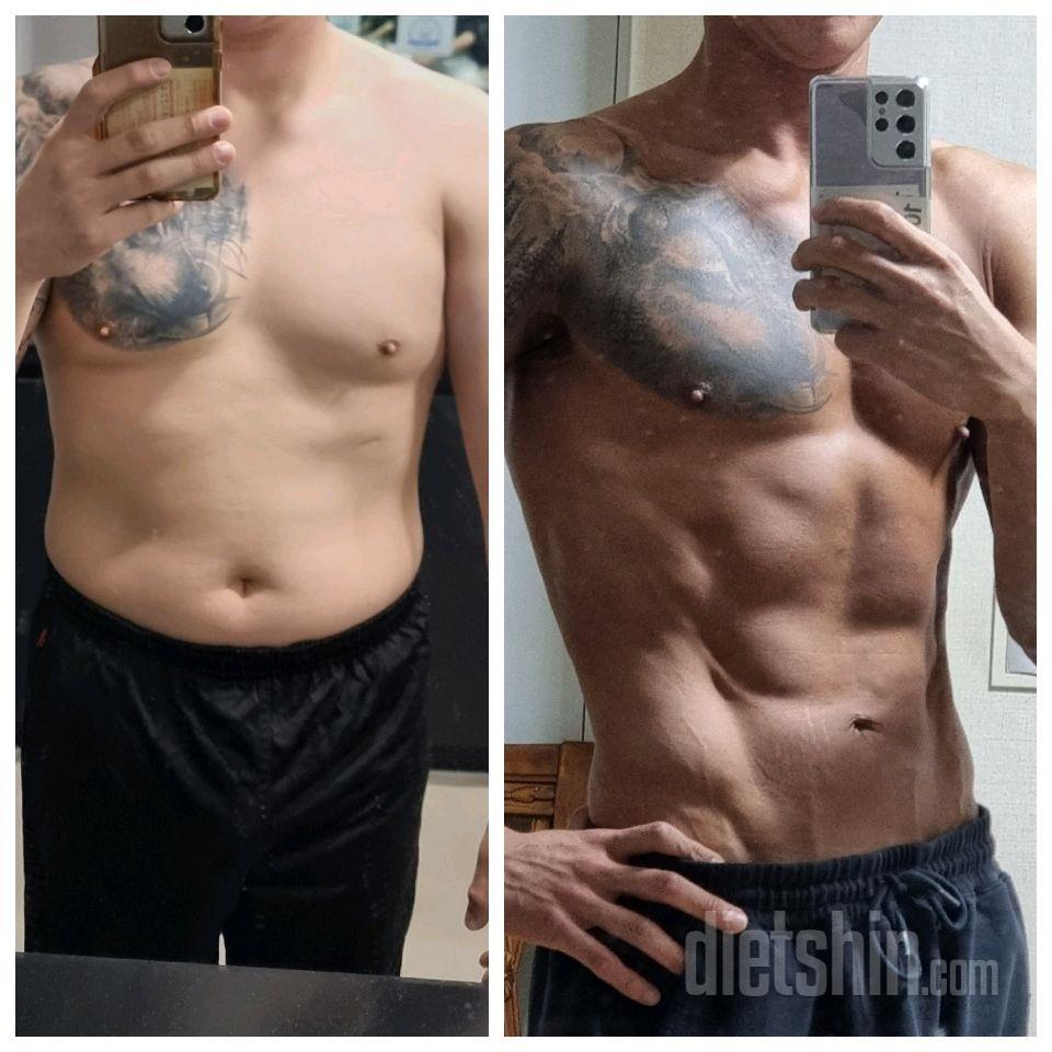 다이어트 90일! (97kg -> 75kg)