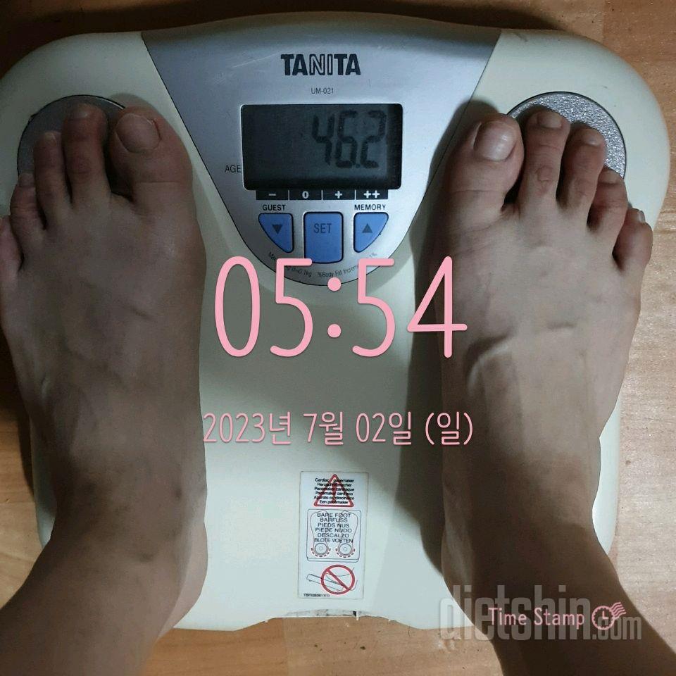 7일 아침 몸무게 재기19일차 성공!