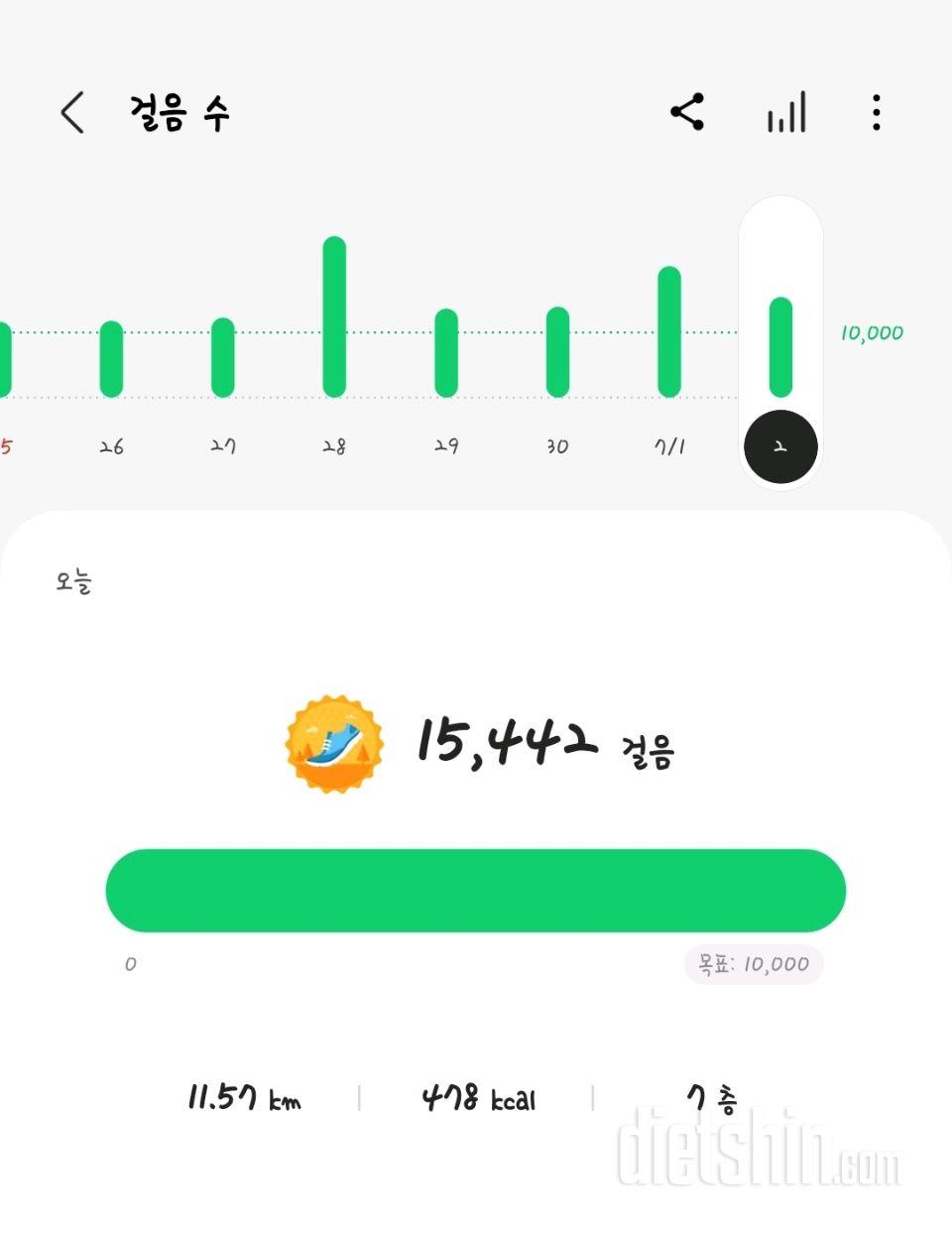 30일 만보 걷기1278일차 성공!