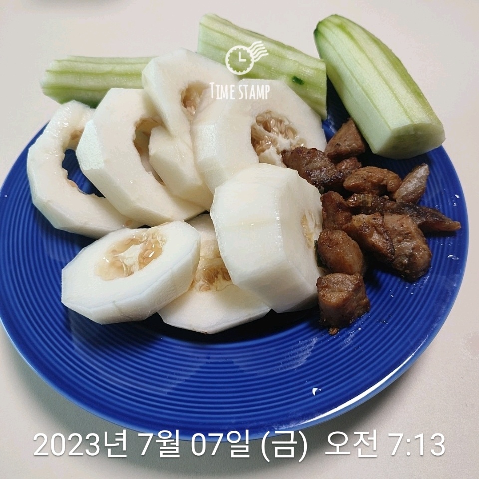 07월 07일( 아침식사 250kcal)