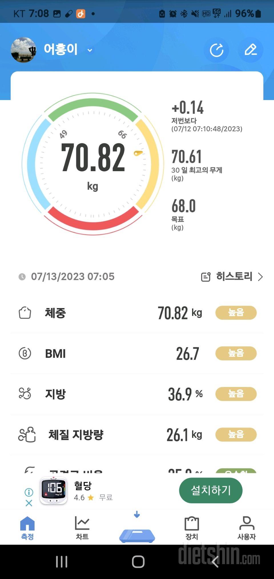 7월 13일  비가 오는 날엔ㅜㅜ