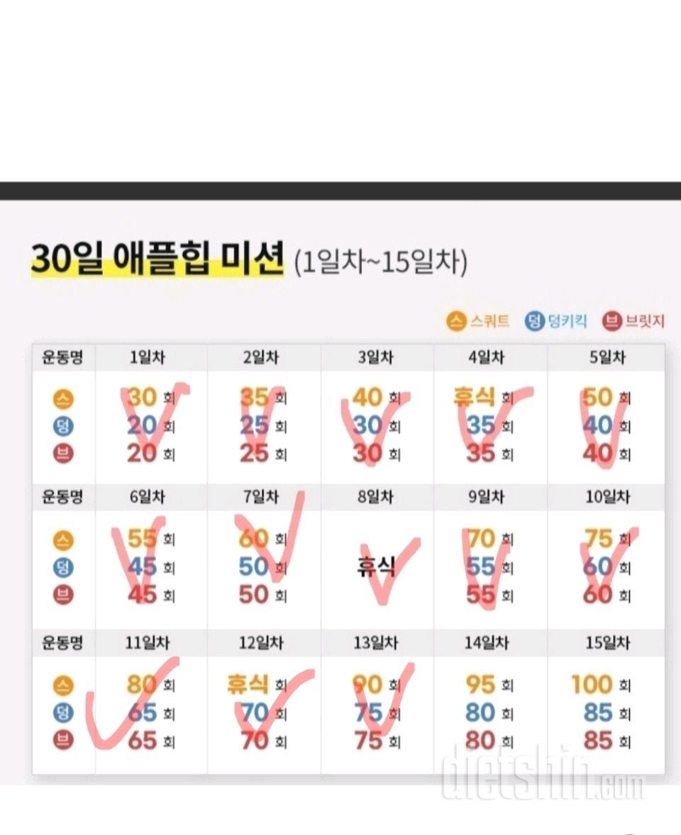 30일 애플힙13일차 성공!