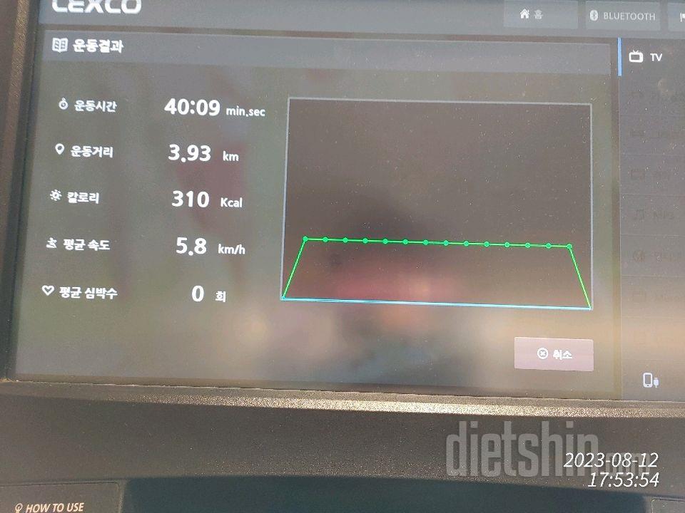 30일 유산소 운동46일차 성공!