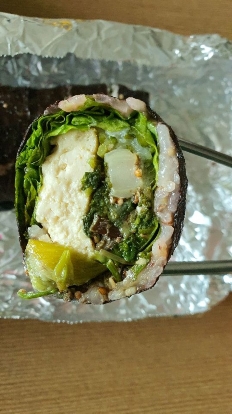 나물두부 김밥