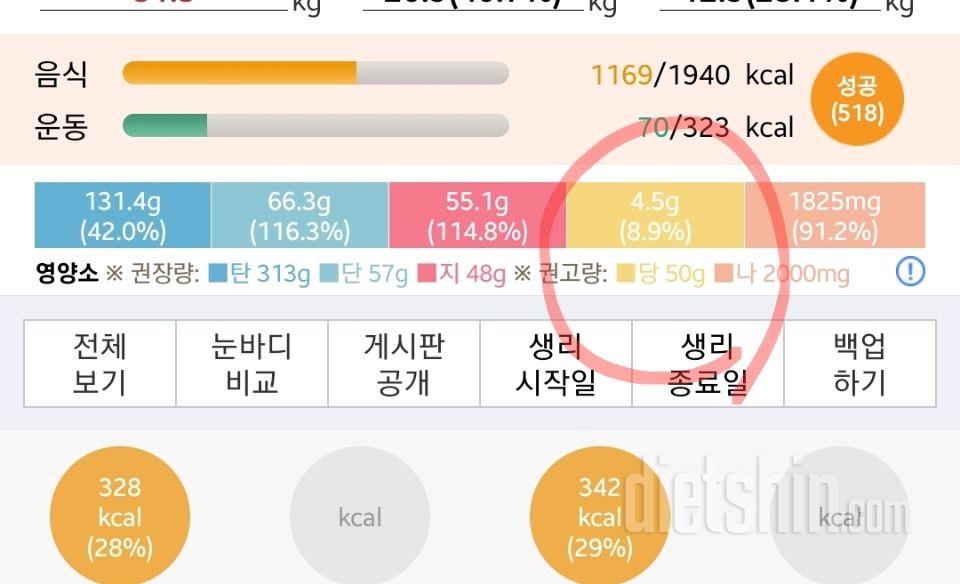 30일 당줄이기25일차 성공!