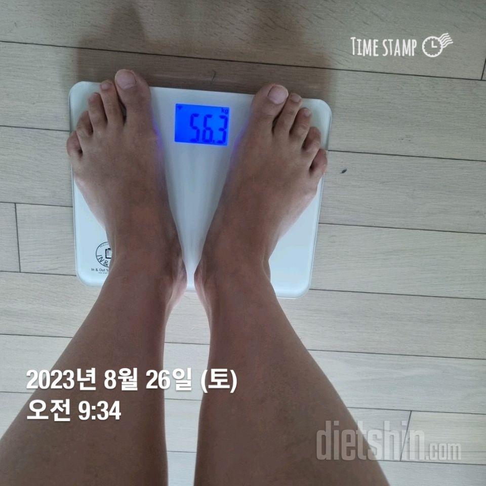 7일 아침 몸무게 재기20일차 성공!