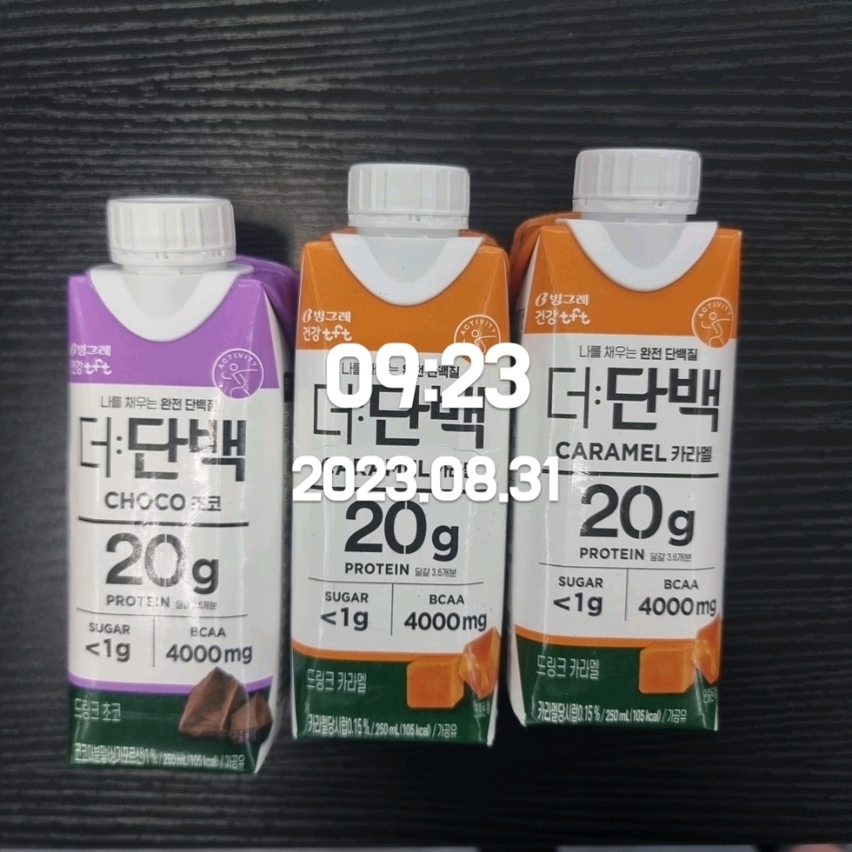 08월 31일( 오전간식 315kcal)