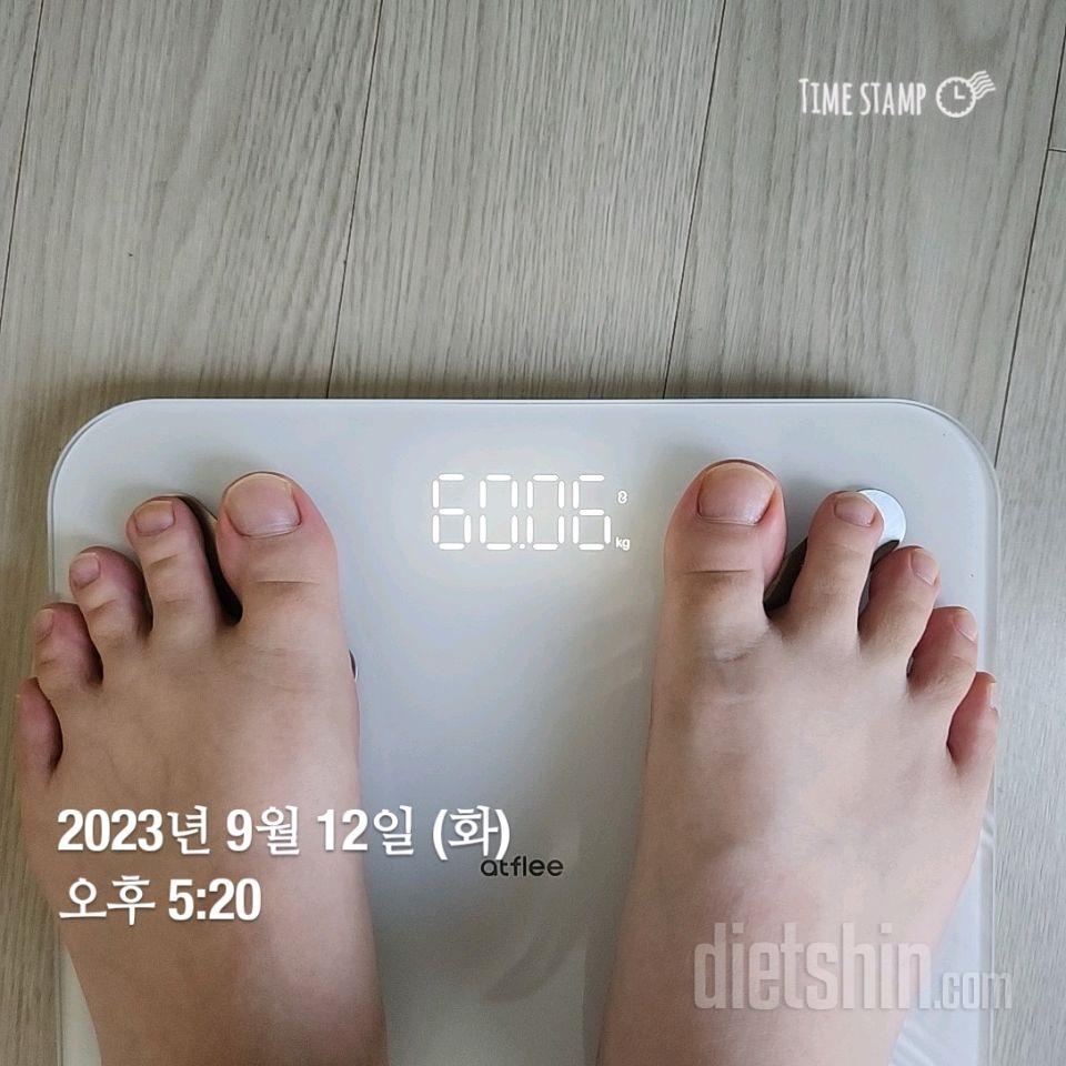 다신 7일차 식단+운동+눈바디, 몸무게 비교
