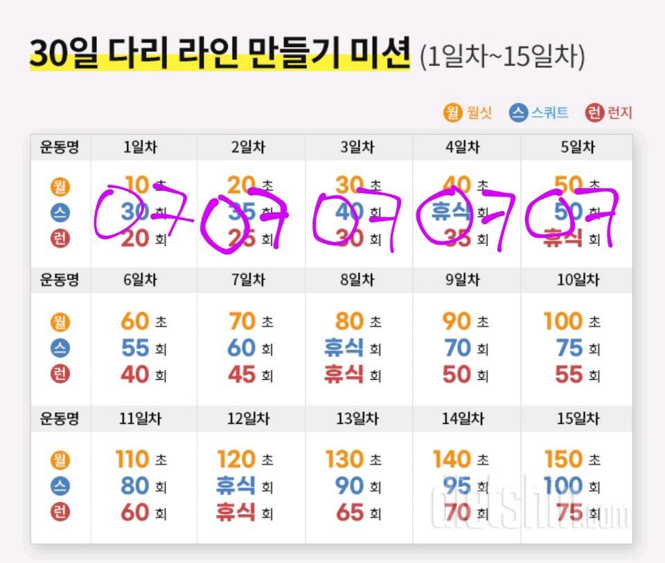 30일 다리라인 만들기5일차 성공!