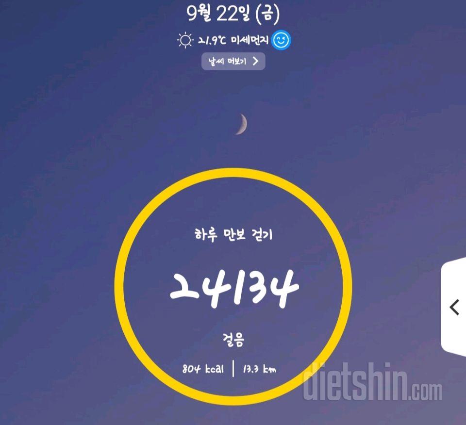 [다신 21기]22일차 식단+운동🤎